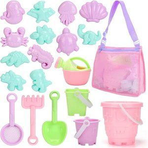 Beach Sand Toys Set Beach Toys for Kids 3-10 Kid Sand Toy with Beach Bucket